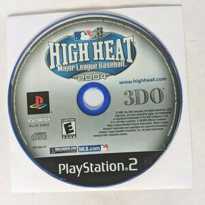 High Heat Major League Baseball 2004 Sony PlayStation 2